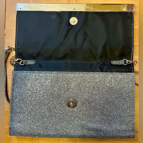 Silver Evening Bag - NWOT - Picture 4 of 5